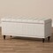Baxton Studio Kaylee Beige Upholstered Button-Tufting Storage Ottoman Bench 128-7053 - alternate 2